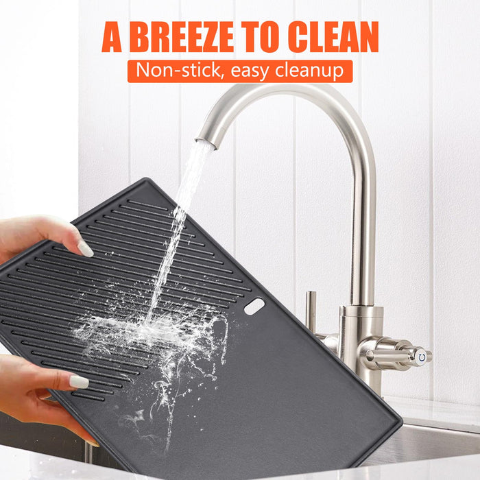 QuliMetal Reversible 7598 Griddle Replacement Parts for Weber Spirit 300 & GS4 Spirit II 300 Series Grills, Spirit E310, Genesis Silver Gold B C, Genesis 1000-5000 Cast Iron Griddle Plate 7658, 1 Pack - Grill Parts America