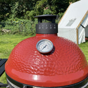 KAMaster BBQ Grill Temperature Gauge for Kamado Grill Joe Waterproof Large Face Thermometer Barbecue Charcoal Grill Stainless Steel 150-900°F Cooking Thermometer for Kamado Accessories - Grill Parts America