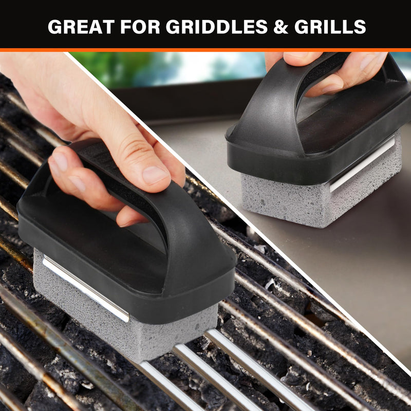 LotFancy Griddle Cleaning Kit for Blackstone, 26 Pc Flat Top Grill Cleaner Accessories, Griddle Scraper, Scouring Pad, Silicone Spatula Mat, Grill Stone, Grease Cup Liner - Grill Parts America