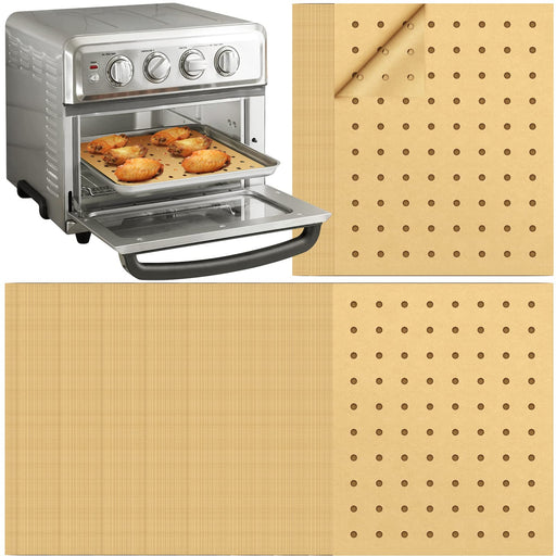 Air Fryer Disposable Parchment Paper Liners: 150pcs Airfryer Liners 9x11 Inch Perforated Rectangular Paper Sheets Basket Liner Accessories For Toaster Oven Xl Air Fryer - Grill Parts America