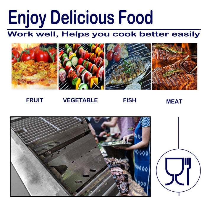 YOUFIRE Gas Burners Tube Stainless Steel Grill Replacement Parts for Members Mark BQ05046-6, BBQ Pro BQ05041-28, BQ51009, Sam's Club, Outdoor Gourmet,Set of 3 Pack Pipe Burner - Grill Parts America