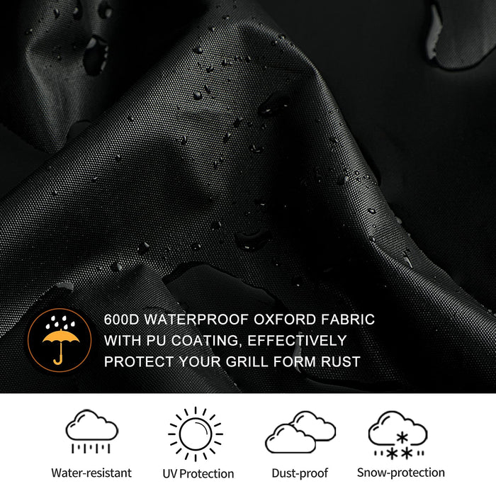 SUPJOYES Grill Cover for Masterbuilt 560/800 Gravity Series Digital Charcoal Grill and Smoker, Heavy Duty Waterproof Grill Cover for MB20080220 Gravity Series - Grill Parts America