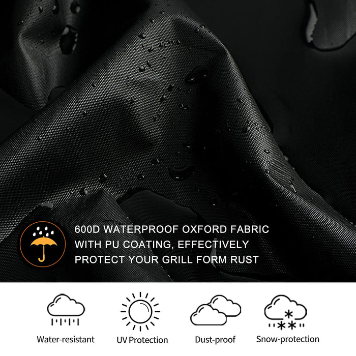 SUPJOYES Kamado Grill Cover for Kamado Joe Classic Charcoal Grills, Waterproof Heavy Duty Kamado Joe Grill Acccessories - Grill Parts America