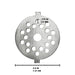Univen .175" Fine and .25" Coarse Plate Discs fits KitchenAid FGA Food Meat Grinder Chopper Attachment - Grill Parts America