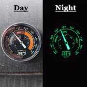 Smoker Temperature Gauge for Oklahoma Joe's Smokers, 3695528R06, Grill Thermometer Accessories for Most 13/16-inch Opening Charcoal Gasgrill, BBQ Temp Gauge, Silver - Grill Parts America