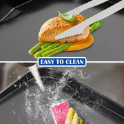 Grill Griddle Plate for Ninja Woodfire OG700 Series Outdoor Grills, Ninja XSKGRDPLT Woodfire Grill Flat Top Griddle Plate Accessories, Non-Stick Griddle Pan with Oil Hole for Ninja Griddle, Insert - Grill Parts America