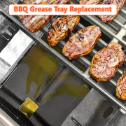 QuliMetal Grease Tray with Catch Pan for Weber Genesis 300 Series Gas Grills with Side Control Knob (2007-2010), Genesis E310, Genesis E320 Drip Pans Replace Weber #67767/67758 Genesis Grease Tray - Grill Parts America