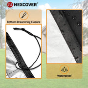 NEXCOVER Electric Smoker Cover 30 Inch - BBQ Grill Cover for Masterbuilt Smokers, Waterproof Barbecue Cover, 18.5" W x 17.5" D x 33" H, Outdoor Vertical Smoker Cover for Cuisinart, Dyna-glo. - Grill Parts America
