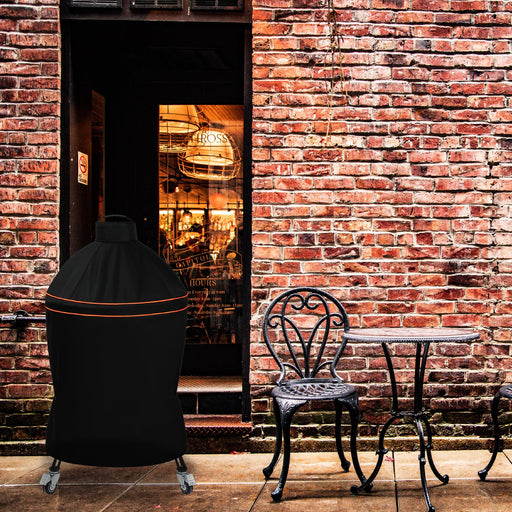 Suphomeware Grill Cover for Kamado Joe Classic, Waterproof Heavy Duty Black Grill Cover - Grill Parts America