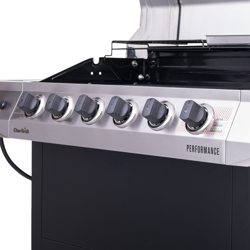 Char-Broil  463228622 Performance Series™ 6-Burner Gas Grill & Griddle - Grill Parts America