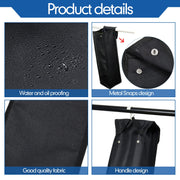 2 Pcs Grill Utensil Storage BBQ Tool Storage Bag Foldable Oxford Grilling Carry Bag Waterproof Grill Utensil Holder Outdoor BBQ Grill Accessories Picnic Cooking Tools Bag for Camp Barbecue, 2 Size - Grill Parts America