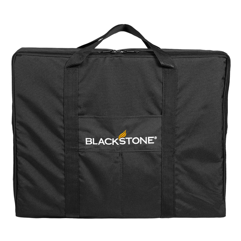 Blackstone 1723 Tabletop Griddle Carry Bag Fits 22 Inch Portable BBQ Grill Travel-600D Heavy Duty Weather Resistant Cover, 22 Inch, Black - Grill Parts America