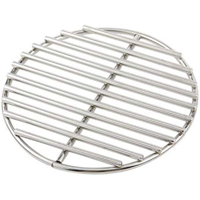 Stainless High Heat Charcoal Fire Grate Upgrade for Large/MiniMax Big Green Egg Grill - 9" - Grill Parts America